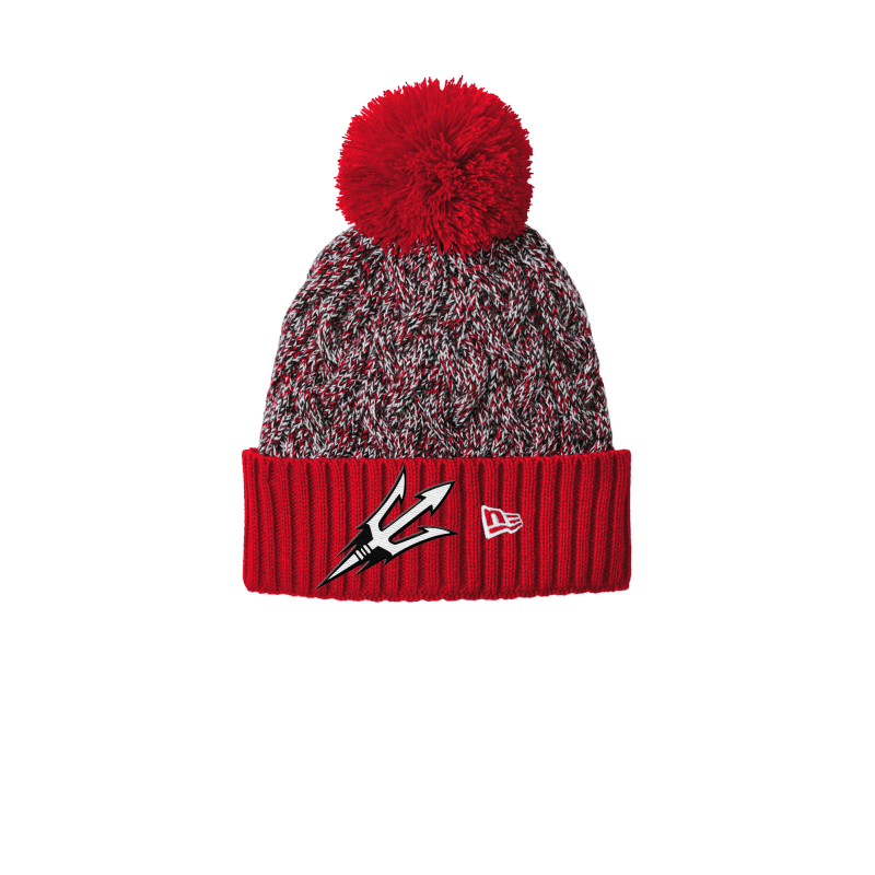 Marled Knit Pom Beanie