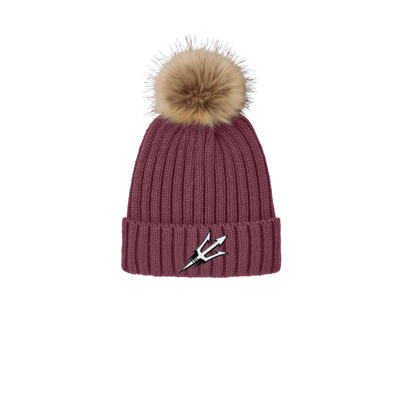 Faux Fur Pom Beanie