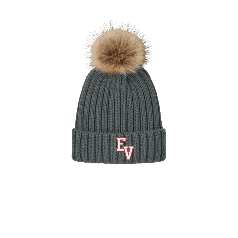 Faux Fur Pom Beanie