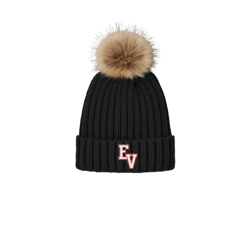 Faux Fur Pom Beanie