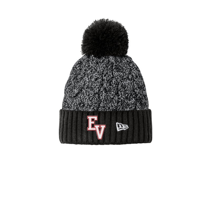 Marled Knit Pom Beanie